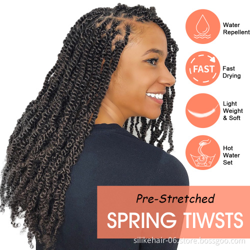 Newest12 inch 30cm Pre Twisted Passion Twist Synthetic Twists Crochet Hair Long Ombre Braids Crotchet Braid Fluffy Braiding hair